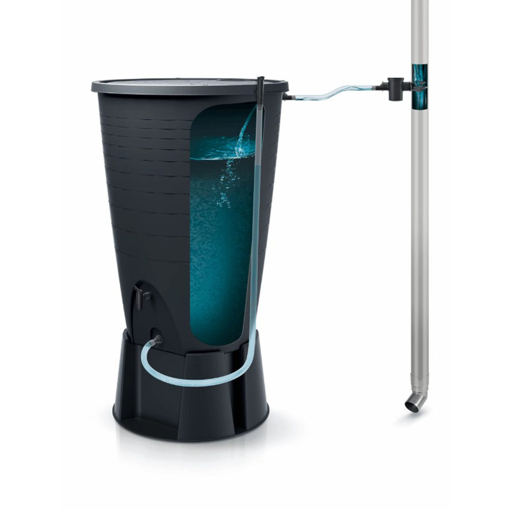 Vihmaveepaak Prosperplast Peruno komplekt, 260L, Hall |  |  |